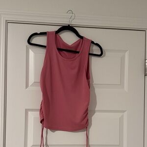 HALARA Pink Tank Top with Side Ties